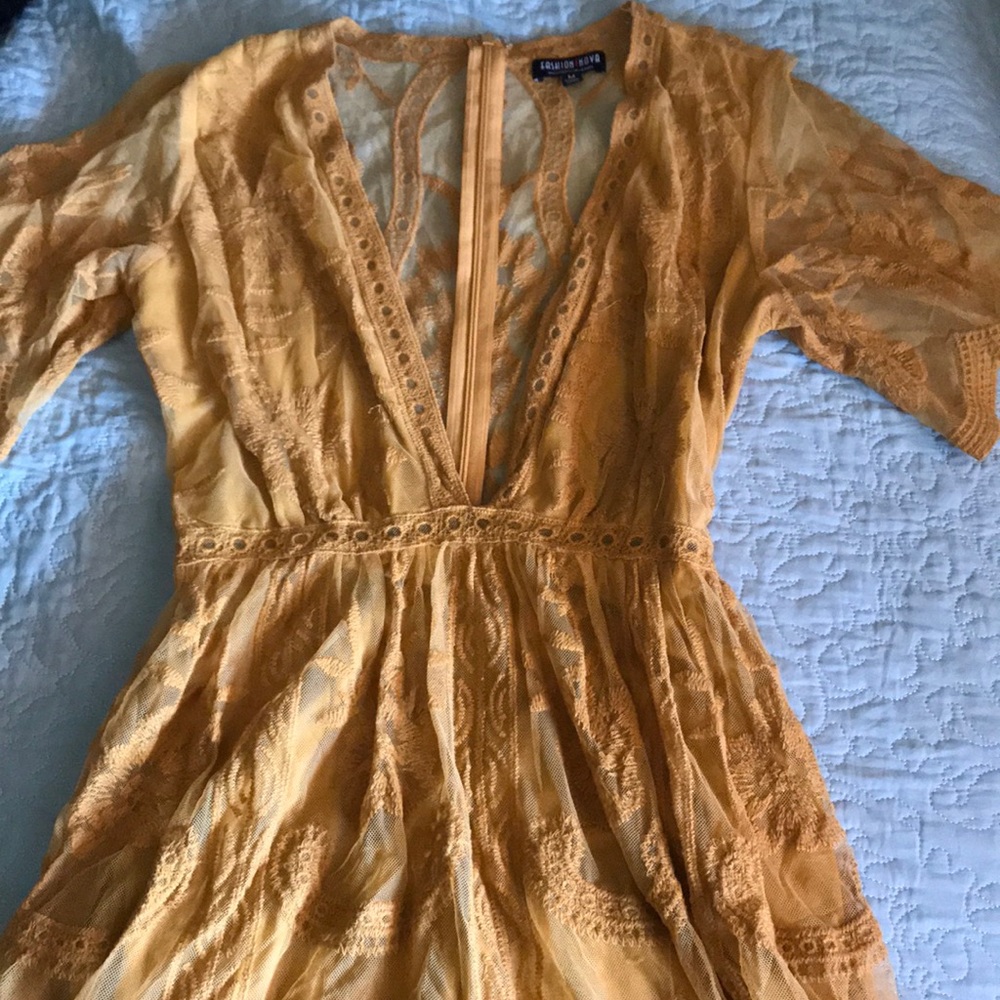 Sexy chiffon lace overlay maxi